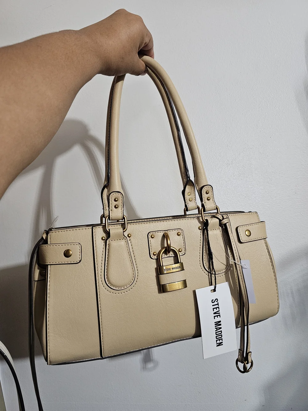 Steve Madden  satchel shoulder bag beige